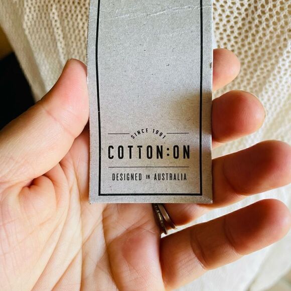 COTTON ON | white breeze pullover M NWT $30 - Picture 8 of 8